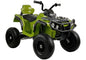 Elektro Kinderquad Grün Ledersitz 2x45W 3 Geschw Fahrzeug