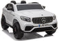 Elektro Kinderfahrzeug Mercedes GLC 63S Weiß 4 Motoren 8 km/h