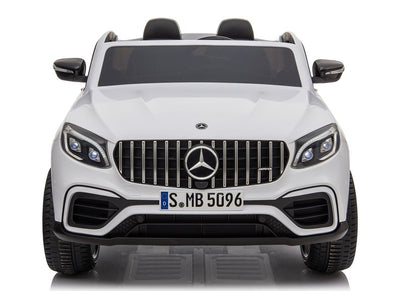 Elektro Kinderfahrzeug Mercedes GLC 63S Weiß 4 Motoren 8 km/h