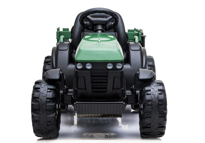 Elektro Kindertraktor Mit Anhänger BDM0925 Militärgrün