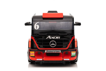 Elektro Kinderauto LKW Mercedes XMX622B Rot  mit LCD