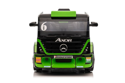 Elektro Kinderauto LKW Mercedes XMX622B Grünes LCD