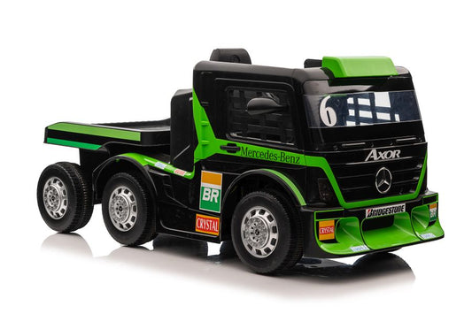 Elektro Kinderauto LKW Mercedes XMX622B Grünes LCD