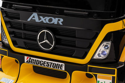 Elektro Kinderauto LKW Mercedes XMX622B Auflieger Gelb LCD