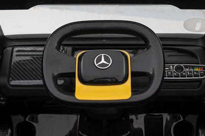 Elektro Kinderauto LKW Mercedes XMX622B Auflieger Gelb LCD