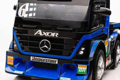 Elektro Kinderauto LKW Mercedes XMX622 Navy Blau
