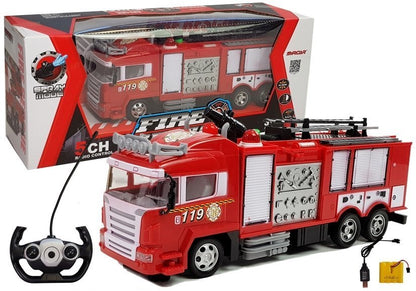 Ferngesteuertes Feuerwehrauto Feuerwehr Spielzeug für Kinder ab 3 Jahren