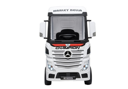 Elektro Kinderauto Mercedes Actros Weiß