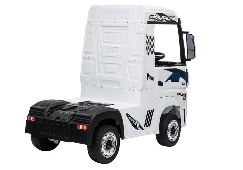 Elektro Kinderauto Mercedes Actros Weiß