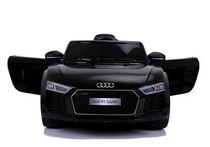 Elektro Kinderauto Audi R8 JJ2198 Schwarz Mit Ledersitz Und EVA-Reifen