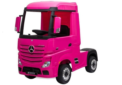 Elektro Kinderauto LKW Mercedes Actros Pink 4x4 24V