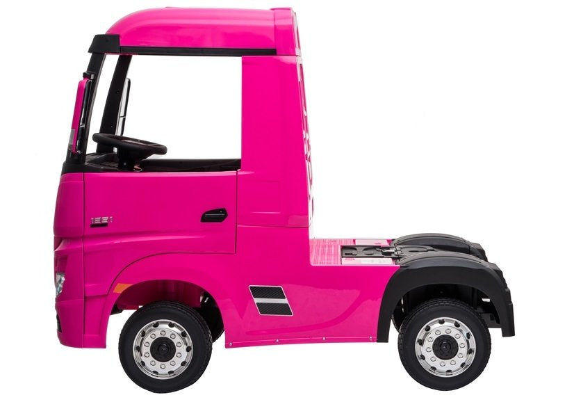 Elektro Kinderauto LKW Mercedes Actros Pink 4x4 24V