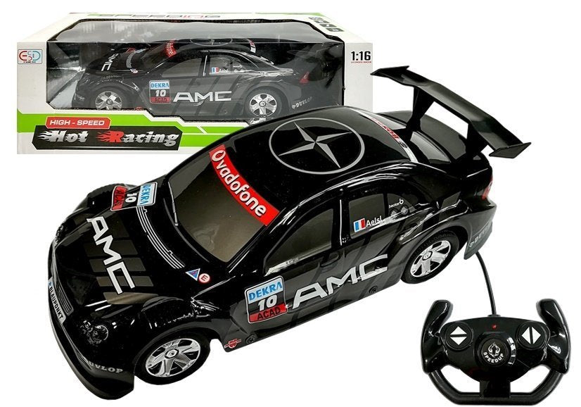 Ferngesteuertes Spielzeugauto Sportwagen R C 1 16 Schwarz