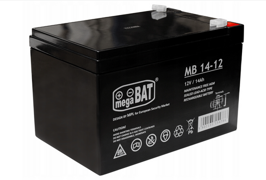 AGM Gel Batterie 12V 14Ah Für Auto Und Spielzeug Versiegelt