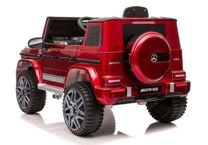 Elektro Kinderauto Mercedes G63 Rot Lackiert