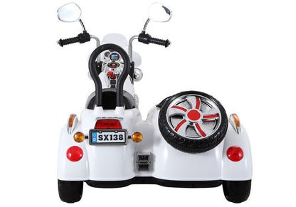 Elektro Kindermotorrad SX138 Weiß