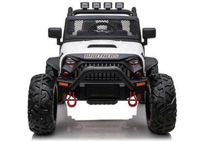 Elektro Kinderfahrzeug Jeep JC666 Weiß 2x200W 4x4