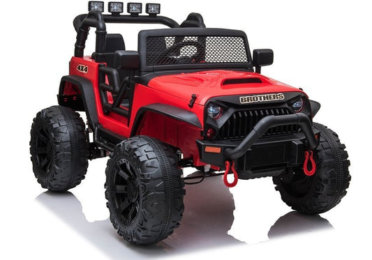 Elektro Kinderfahrzeug Jeep JC666 Rot 2x200W mit EVA-Reifen für Kinder von 3 bis 8 Jahren