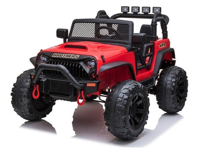 Elektro Kinderfahrzeug Jeep JC666 Rot 2x200W mit EVA-Reifen für Kinder von 3 bis 8 Jahren