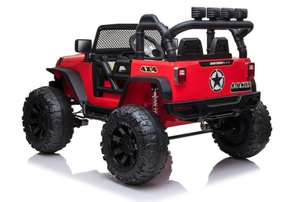 Elektro Kinderfahrzeug Jeep JC666 Rot 2x200W mit EVA-Reifen für Kinder von 3 bis 8 Jahren