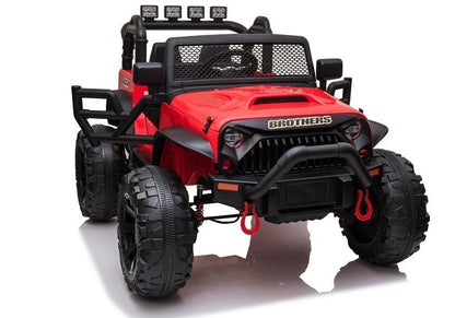Elektro Kinderfahrzeug Jeep JC666 Rot 2x200W mit EVA-Reifen für Kinder von 3 bis 8 Jahren
