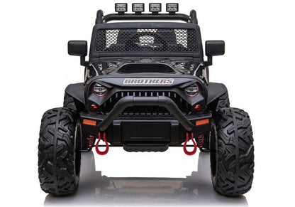 Kinderfahrzeug Jeep JC666 Schwarz Lackiert 4x4