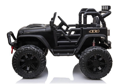 Kinderfahrzeug Jeep JC666 Schwarz Lackiert 4x4