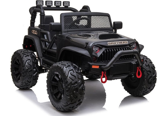 Kinderfahrzeug Jeep JC666 Schwarz Lackiert 4x4