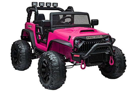 Kinderfahrzeug Jeep JC666 Elektro Rosa Lackiert 4x4