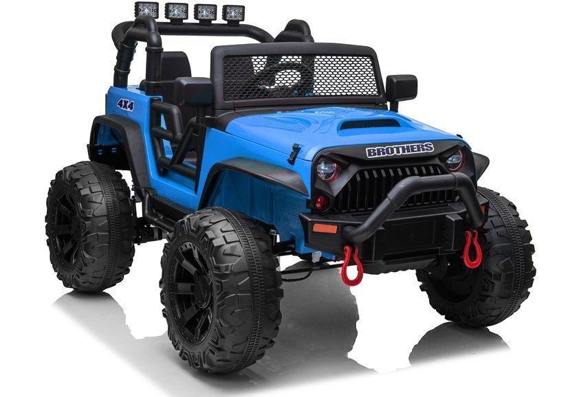 Elektro Kinderfahrzeug Jeep JC666 Blau Lackiert 4x4
