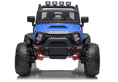 Elektro Kinderfahrzeug Jeep JC666 Blau Lackiert 4x4