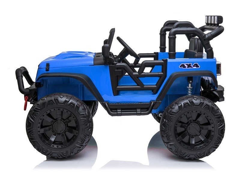 Elektro Kinderfahrzeug Jeep JC666 Blau Lackiert 4x4