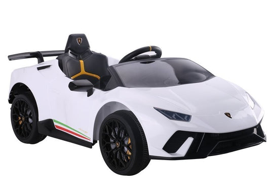 Elektrisches Kinderfahrzeug Lamborghini Huracan Weiß