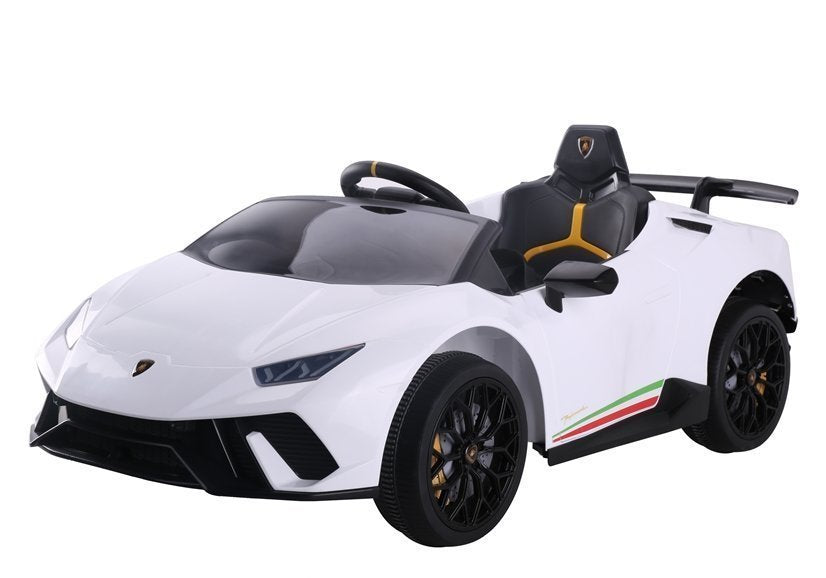 Elektrisches Kinderfahrzeug Lamborghini Huracan Weiß