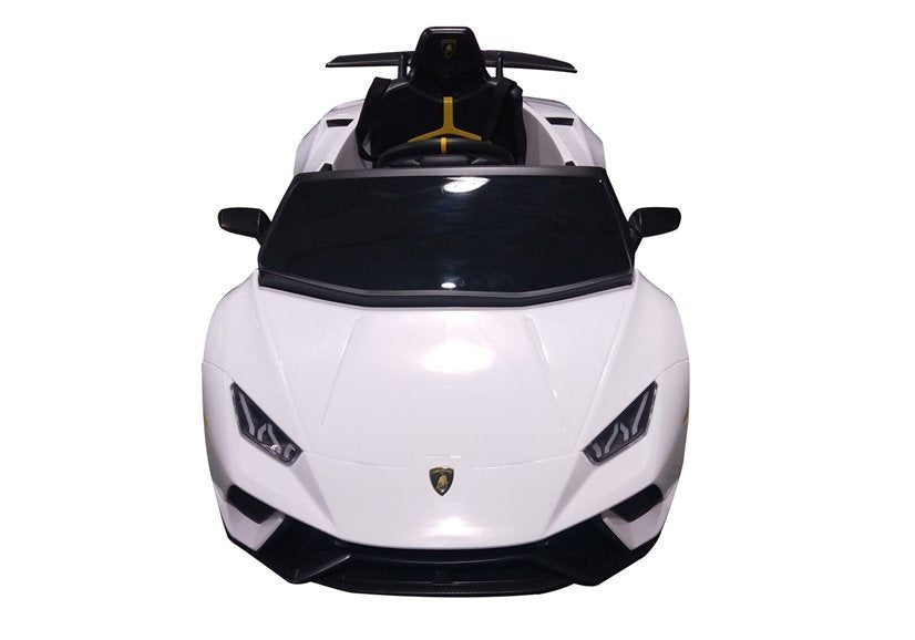 Elektrisches Kinderfahrzeug Lamborghini Huracan Weiß