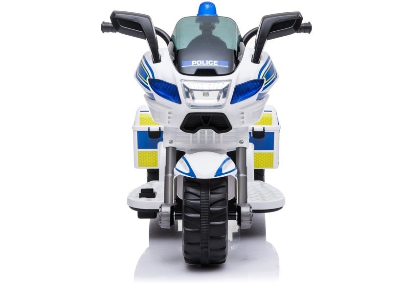 Elektro Kindermotorrad TR1912 Polizei Weiß
