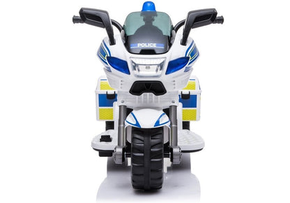 Elektro Kindermotorrad TR1912 Polizei Weiß
