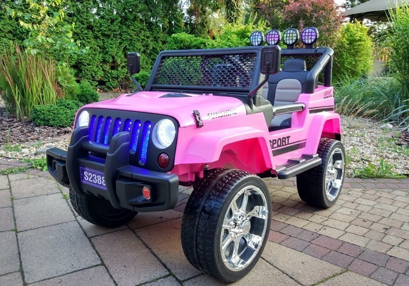 Elektrisches Fahrt Auf Auto S2388 Jeep Rose 4x45W