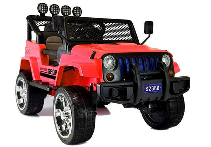 Elektro Kinderfahrzeug Jeep S2388 Rot 4x45W