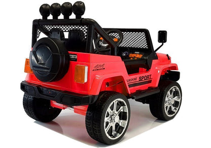 Elektro Kinderfahrzeug Jeep S2388 Rot 4x45W