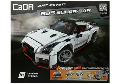 A sports car made of 1,322 elements