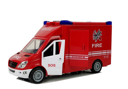 Feuerwehrauto Mit Frictional Sound Drive Und Öffnungstüren