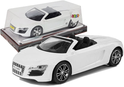 Ferngesteuertes Spielzeugauto mit Ziehendem Cabriolet Weiß 1:18
