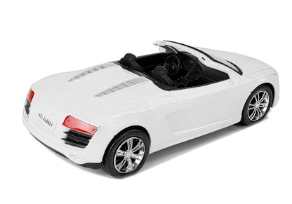 Ferngesteuertes Spielzeugauto mit Ziehendem Cabriolet Weiß 1:18