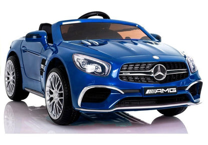 Elektro Kinderfahrzeug Mercedes SL65 Blau Lackiert