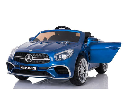 Elektro Kinderfahrzeug Mercedes SL65 Blau Lackiert