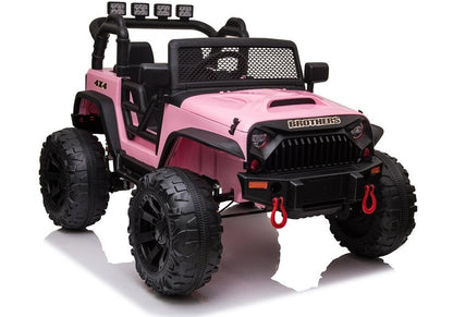 Elektro Kinderfahrzeug JC666 Rosa 4x4 mit 2x200W Motoren