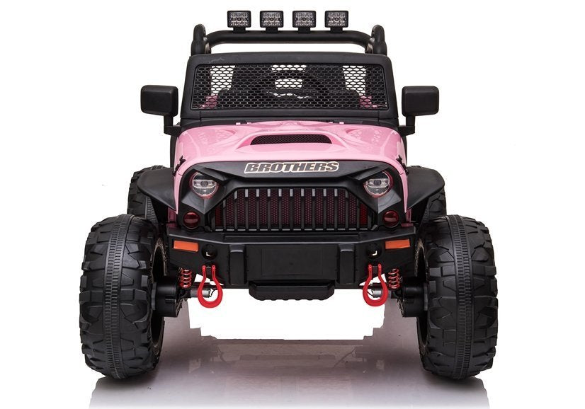 Elektro Kinderfahrzeug JC666 Rosa 4x4 mit 2x200W Motoren