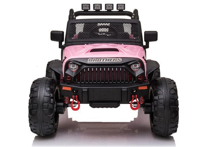 Elektro Kinderfahrzeug JC666 Rosa 4x4 mit 2x200W Motoren