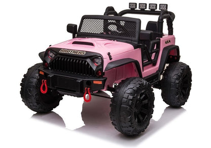 Elektro Kinderfahrzeug JC666 Rosa 4x4 mit 2x200W Motoren